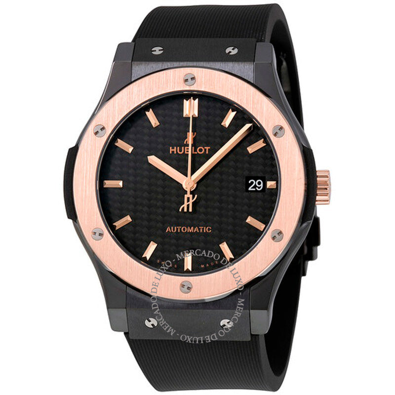 Relógio Fusão Clássica Automática 45 mm - Mercado de Luxo - O Maior E-Commerce de Bens, Produtos e Serviços de Luxo do Brasil.