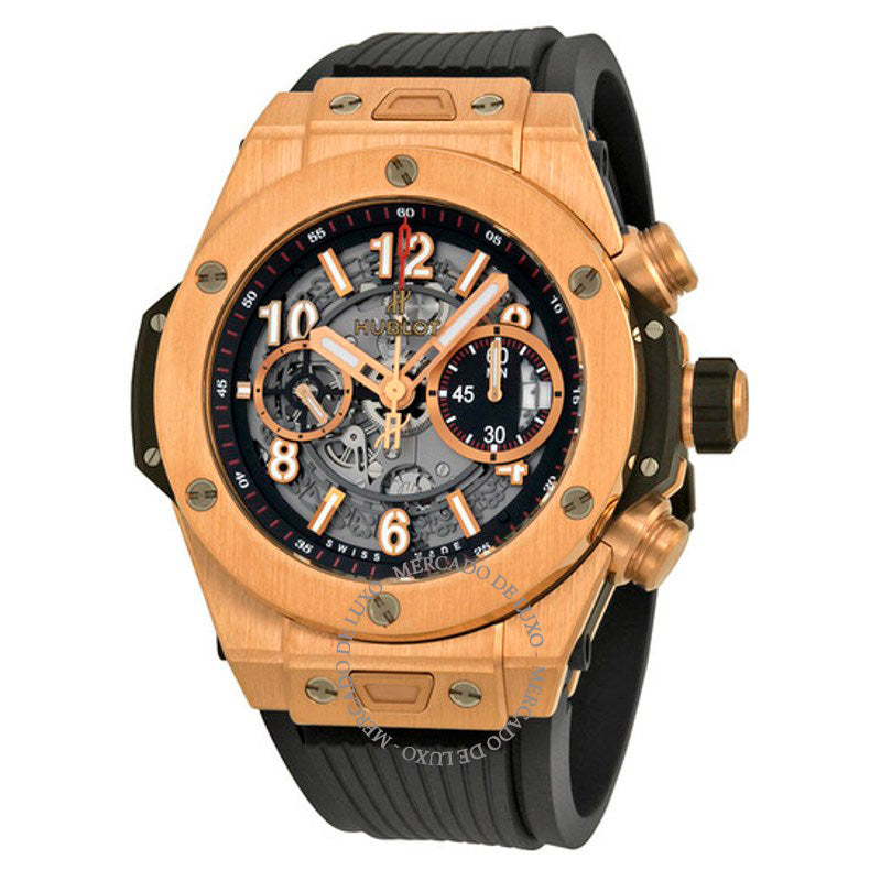Relógio Mostrador Esqueleto do Big Bang 45 mm - Mercado de Luxo - O Maior E-Commerce de Bens, Produtos e Serviços de Luxo do Brasil.