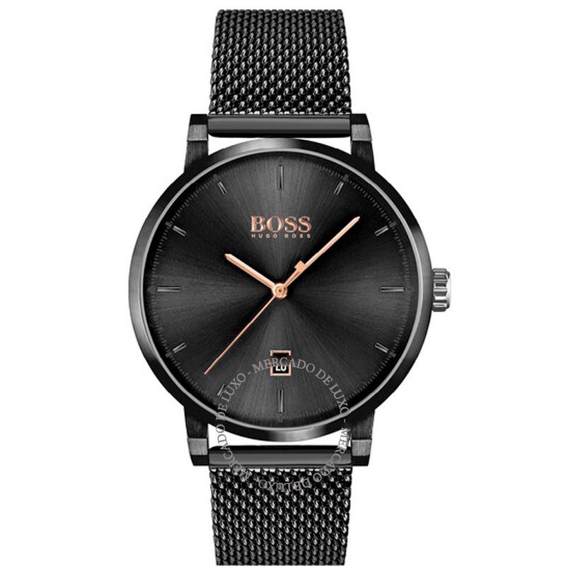 Relógio Mostrador preto de confiança 42 mm - Mercado de Luxo - O Maior E-Commerce de Bens, Produtos e Serviços de Luxo do Brasil.