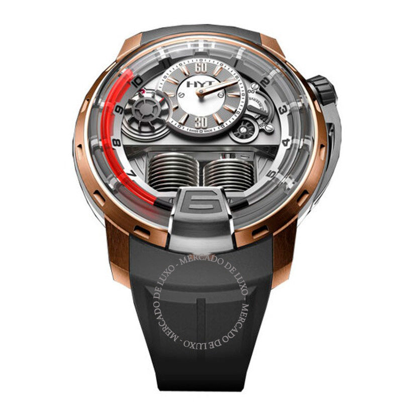 Relógio H1 Ouro Rosa e Mostrador Preto Titânio 48 mm - Mercado de Luxo - O Maior E-Commerce de Bens, Produtos e Serviços de Luxo do Brasil.