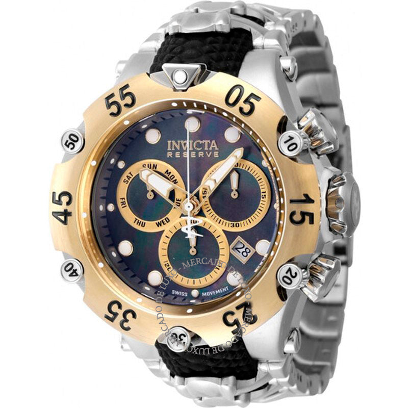 Relógio Reserve Venom Cobra Cronógrafo Quartzo Mostrador Preto 54 mm - Mercado de Luxo - O Maior E-Commerce de Bens, Produtos e Serviços de Luxo do Brasil.