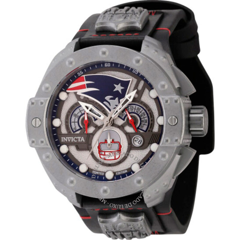 Relógio NFL New England Patriots Mostrador Quartzo Gunmetal  - Mercado de Luxo - O Maior E-Commerce de Bens, Produtos e Serviços de Luxo do Brasil.