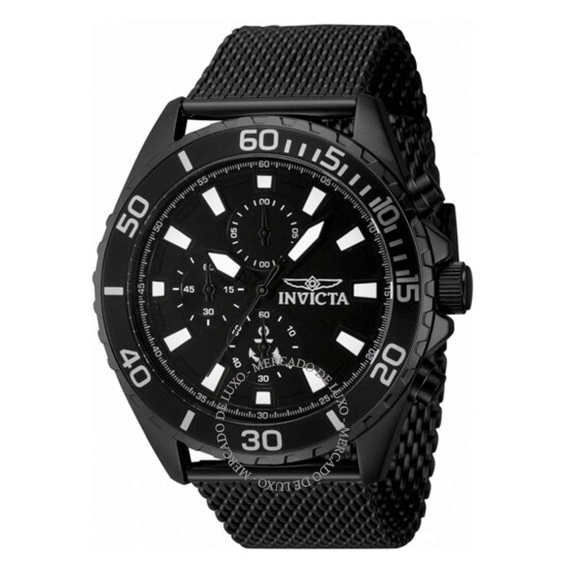 Relógio Ocean Voyage Cronógrafo Quartzo Mostrador Preto 46 mm - Mercado de Luxo - O Maior E-Commerce de Bens, Produtos e Serviços de Luxo do Brasil.
