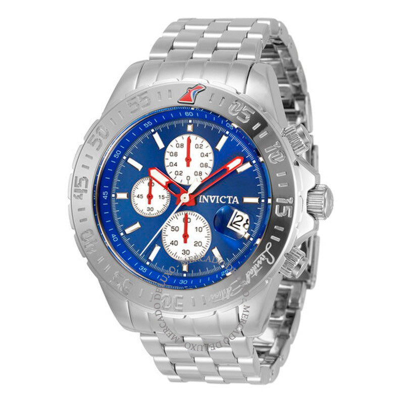 Relógio Aviator Alarm Cronógrafo Quartzo Mostrador Azul 47 mm - Mercado de Luxo - O Maior E-Commerce de Bens, Produtos e Serviços de Luxo do Brasil.