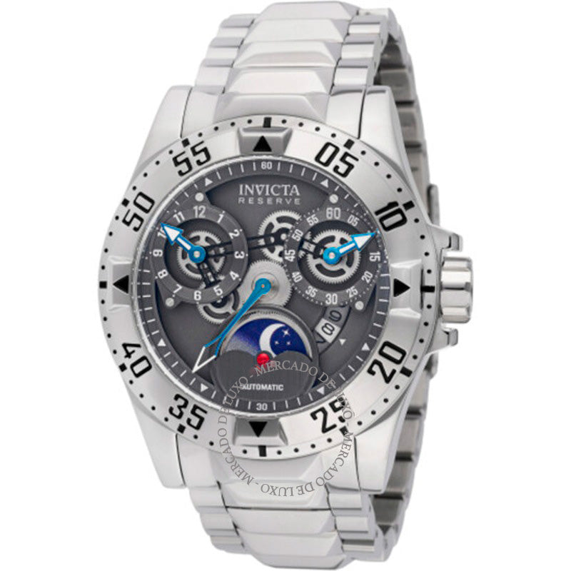 Relógio Reserve Excursion Automático Mostrador Gunmetal 49 mm - Mercado de Luxo - O Maior E-Commerce de Bens, Produtos e Serviços de Luxo do Brasil.