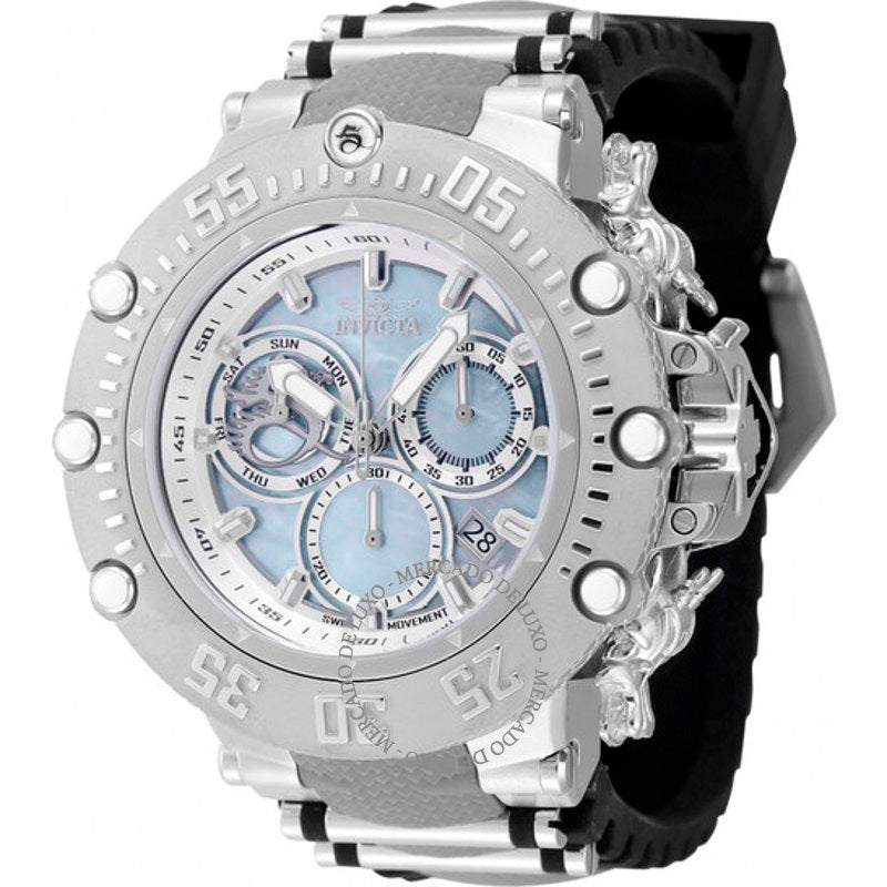 Relógio Cronógrafo Subaqua Quartzo Mostrador Azul 52 mm - Mercado de Luxo - O Maior E-Commerce de Bens, Produtos e Serviços de Luxo do Brasil.