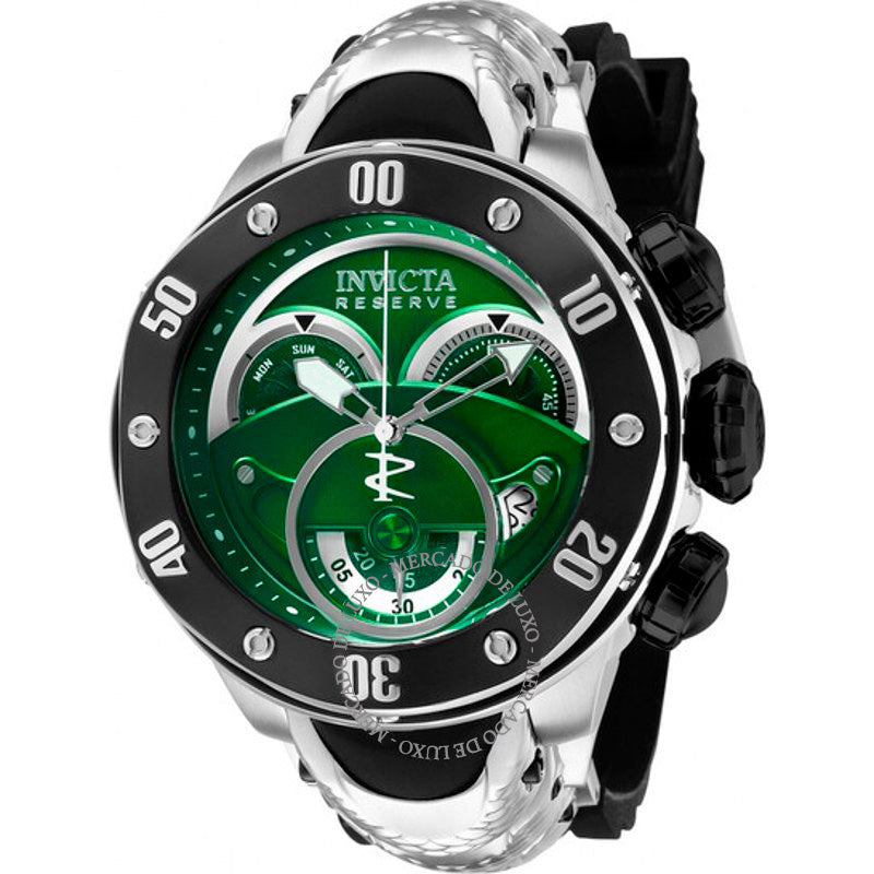 Relógio Kraken Cronógrafo Quartzo Mostrador Verde 54 mm - Mercado de Luxo - O Maior E-Commerce de Bens, Produtos e Serviços de Luxo do Brasil.