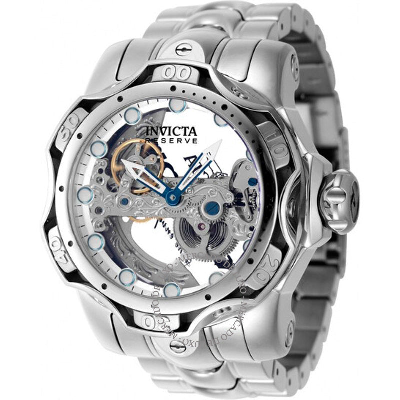 Relógio Reserve Venom Automático Mostrador Prateado 52 mm - Mercado de Luxo - O Maior E-Commerce de Bens, Produtos e Serviços de Luxo do Brasil.