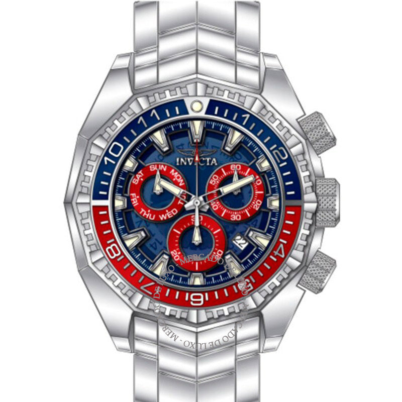 Relógio Akula Cronógrafo Quartzo Mostrador Azul 55 mm - Mercado de Luxo - O Maior E-Commerce de Bens, Produtos e Serviços de Luxo do Brasil.