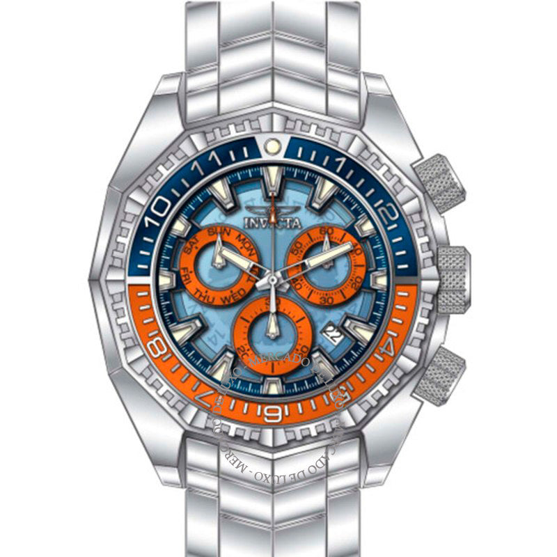 Relógio Akula Cronógrafo Quartzo Mostrador Azul 55 mm - Mercado de Luxo - O Maior E-Commerce de Bens, Produtos e Serviços de Luxo do Brasil.