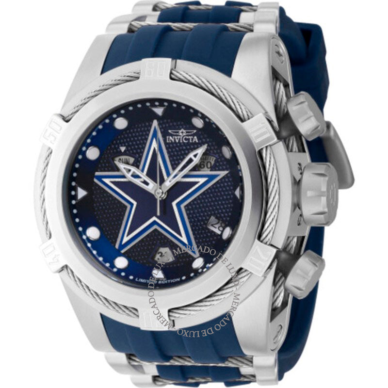 Relógio Cronógrafo do Dallas Cowboys da NFL 53 mm - Mercado de Luxo - O Maior E-Commerce de Bens, Produtos e Serviços de Luxo do Brasil.
