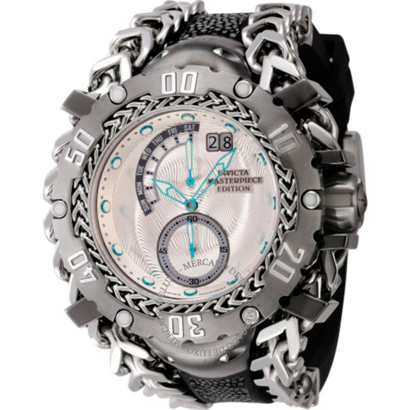 Relógio Mostrador prateado de quartzo Masterpiece 58 mm - Mercado de Luxo - O Maior E-Commerce de Bens, Produtos e Serviços de Luxo do Brasil.