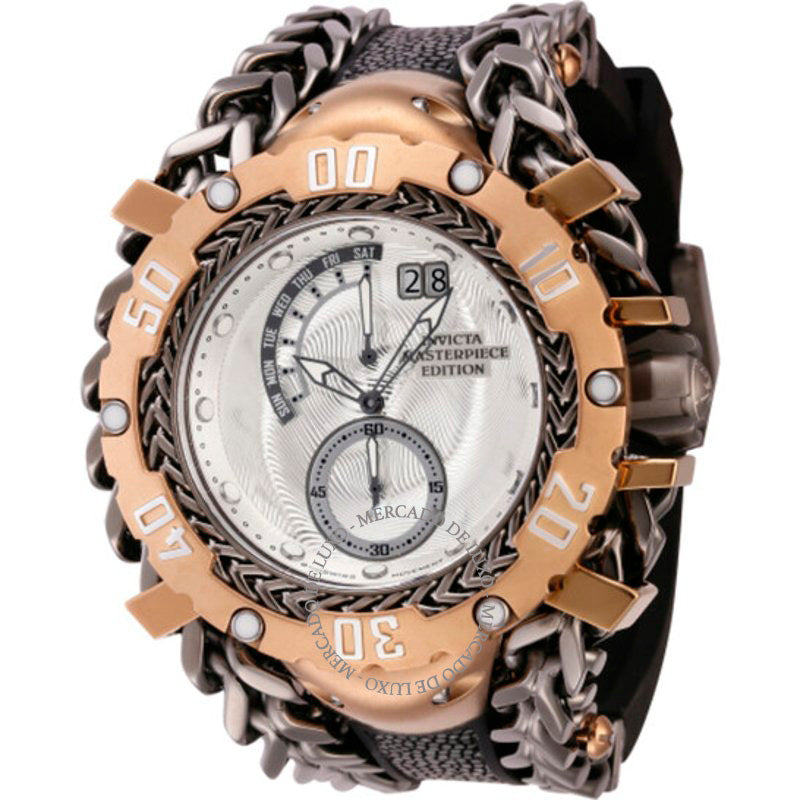 Relógio Mostrador prateado de quartzo Masterpiece 58 mm - Mercado de Luxo - O Maior E-Commerce de Bens, Produtos e Serviços de Luxo do Brasil.