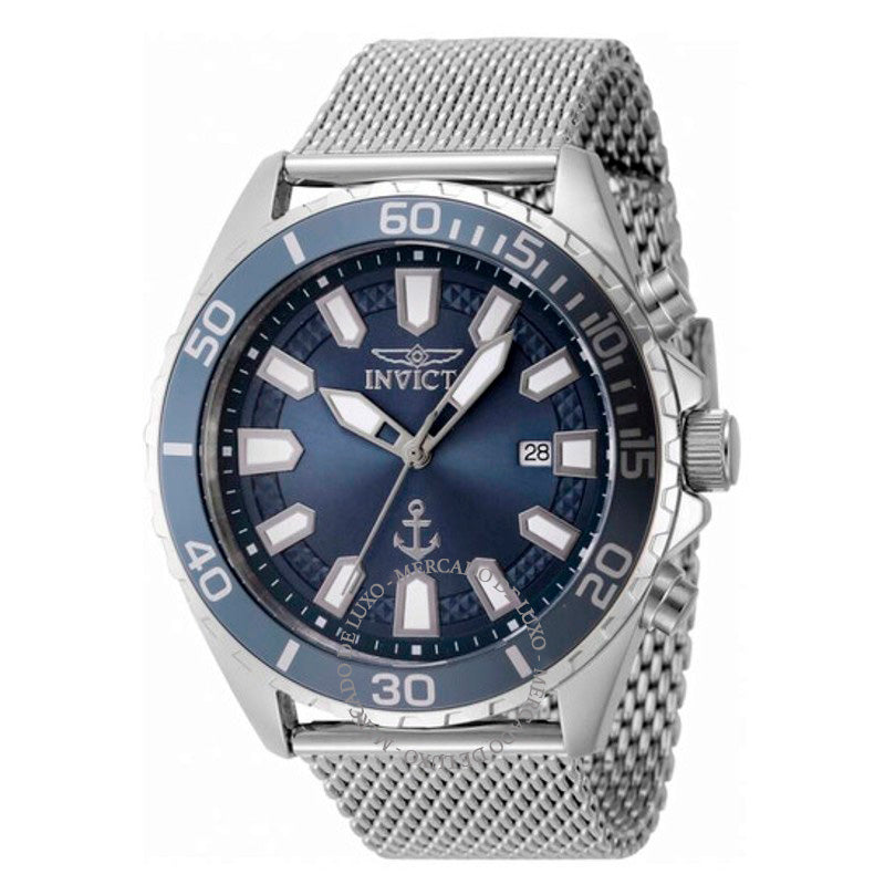 Relógio Ocean Voyage Quartzo Mostrador Azul 46 mm - Mercado de Luxo - O Maior E-Commerce de Bens, Produtos e Serviços de Luxo do Brasil.