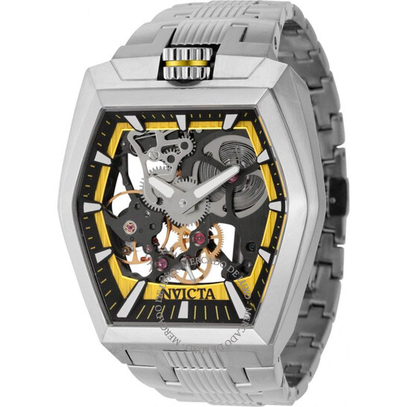 Relógio Mostrador amarelo e preto Akula 48 mm - Mercado de Luxo - O Maior E-Commerce de Bens, Produtos e Serviços de Luxo do Brasil.