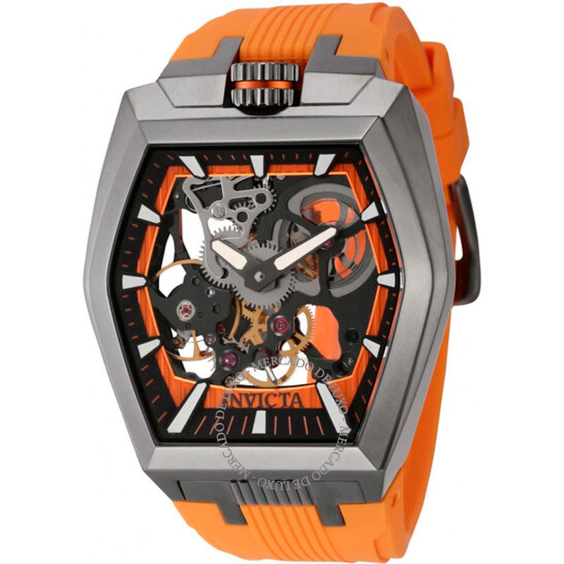 Relógio Akula Hand Wind Mostrador Preto 48 mm - Mercado de Luxo - O Maior E-Commerce de Bens, Produtos e Serviços de Luxo do Brasil.