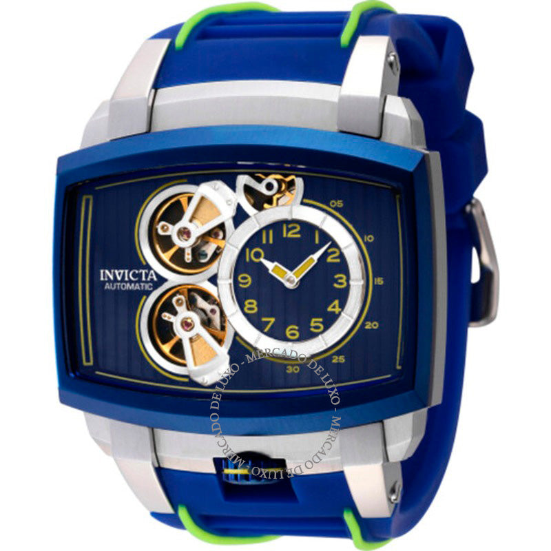 Relógio Akula Automático Mostrador Azul 52 mm - Mercado de Luxo - O Maior E-Commerce de Bens, Produtos e Serviços de Luxo do Brasil.