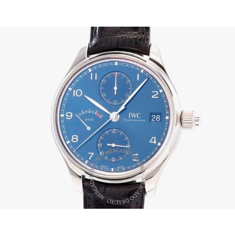 Relógio Portugieser Monopusher "Laureus Sport For Good" Cronógrafo Corda Manual Mostrador Azul 46 mm - Mercado de Luxo - O Maior E-Commerce de Bens, Produtos e Serviços de Luxo do Brasil.