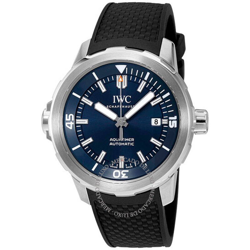Relógio Aquatimer Automático Expedition Jacques-Yves Cousteau Mostrador Azul 42 mm - Mercado de Luxo - O Maior E-Commerce de Bens, Produtos e Serviços de Luxo do Brasil.