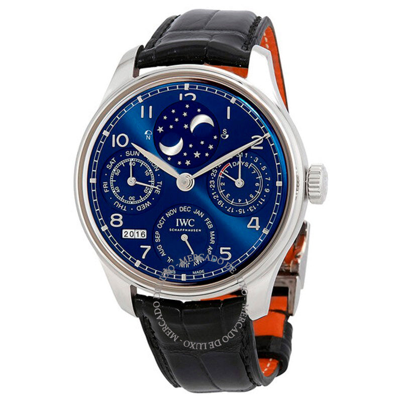 Relógio Calendário Perpétuo Portugieser com Dupla Fase da Lua em Ouro Branco 18K 44 mm - Mercado de Luxo - O Maior E-Commerce de Bens, Produtos e Serviços de Luxo do Brasil.