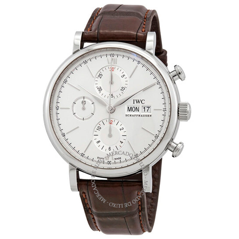 Relógio Portofino Cronógrafo Edição 150 Anos Mostrador Branco Automático 42 mm - Mercado de Luxo - O Maior E-Commerce de Bens, Produtos e Serviços de Luxo do Brasil.