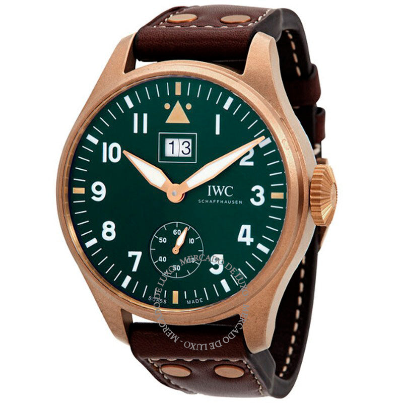 Relógio Grande Pilot Grande Data Spitfire Missão Cumprida Mostrador Verde 46 mm - Mercado de Luxo - O Maior E-Commerce de Bens, Produtos e Serviços de Luxo do Brasil.