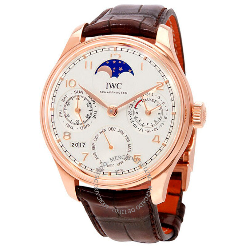 Relógio Portugieser Ouro Rosa 18kt Calendário Prepetual Automático 44 mm - Mercado de Luxo - O Maior E-Commerce de Bens, Produtos e Serviços de Luxo do Brasil.