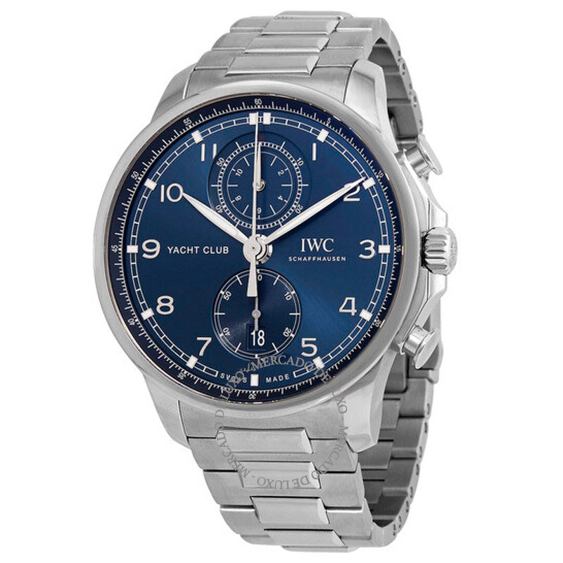 Relógio Portugieser Yacht Club Cronógrafo Automático Mostrador Azul 44 mm - Mercado de Luxo - O Maior E-Commerce de Bens, Produtos e Serviços de Luxo do Brasil.