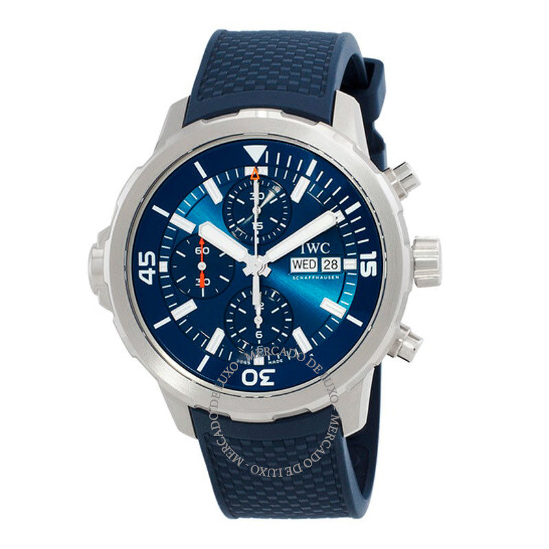 Relógio Aquatimer Deep Two Cronógrafo 44 Automático Mostrador Azul 44 mm - Mercado de Luxo - O Maior E-Commerce de Bens, Produtos e Serviços de Luxo do Brasil.