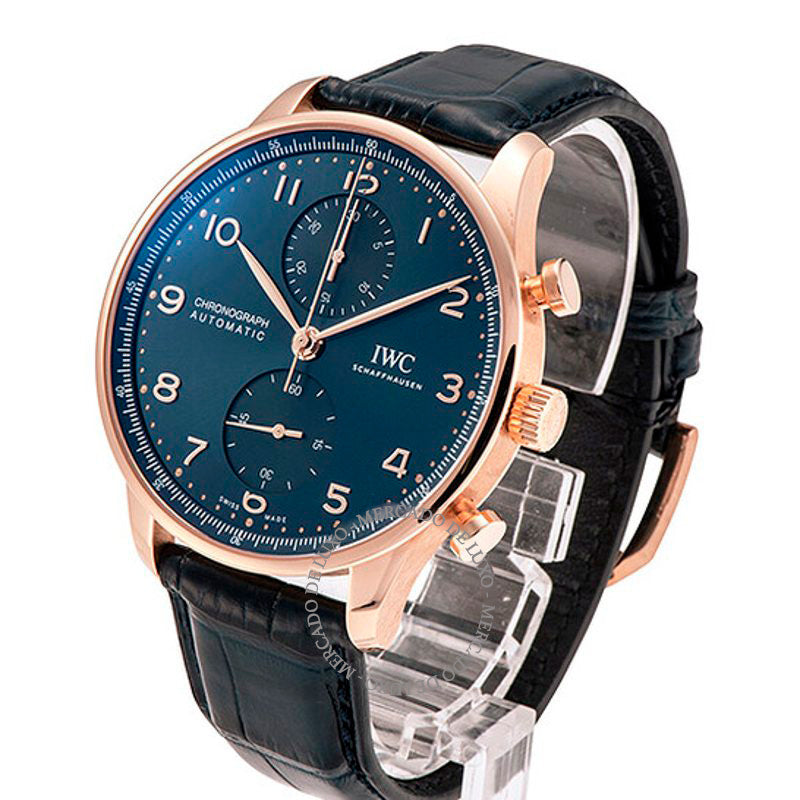 Relógio Portugieser Chronograph Boutique Automático Mostrador Azul 41 mm - Mercado de Luxo - O Maior E-Commerce de Bens, Produtos e Serviços de Luxo do Brasil.