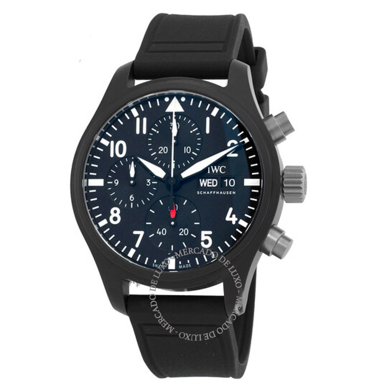 Relógio Pilots Top Gun Cronógrafo Automático Mostrador Preto 41 mm - Mercado de Luxo - O Maior E-Commerce de Bens, Produtos e Serviços de Luxo do Brasil.