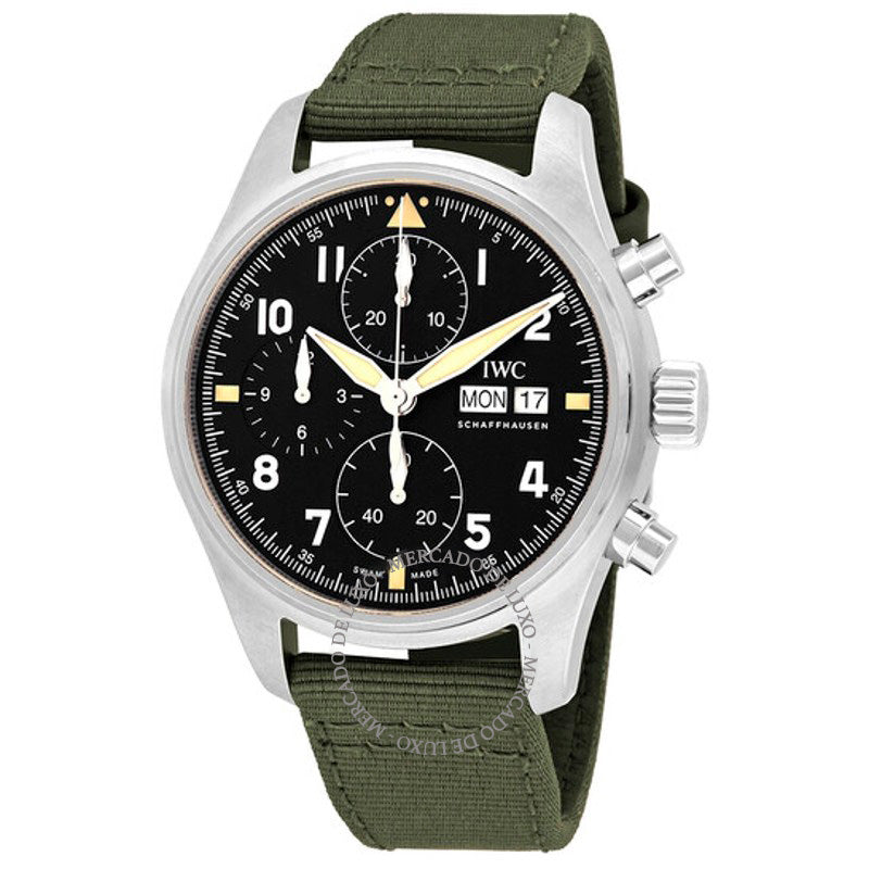 Relógio Pilot Spitfire Cronógrafo Automático Mostrador Preto 41 mm - Mercado de Luxo - O Maior E-Commerce de Bens, Produtos e Serviços de Luxo do Brasil.
