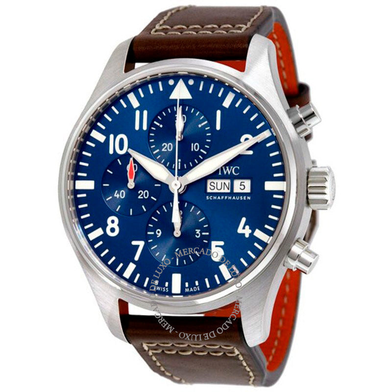 Relógio Pilot Midnight Automatic Chronograph Mostrador Azul 43 mm - Mercado de Luxo - O Maior E-Commerce de Bens, Produtos e Serviços de Luxo do Brasil.