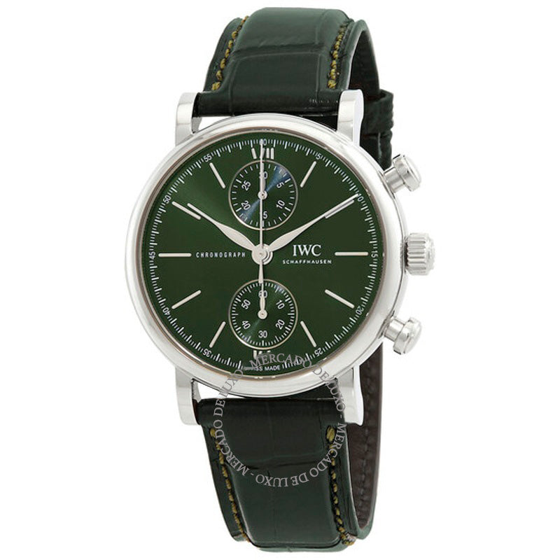 Relógio Portofino Cronógrafo 39 Automático Mostrador Verde 39 mm - Mercado de Luxo - O Maior E-Commerce de Bens, Produtos e Serviços de Luxo do Brasil.