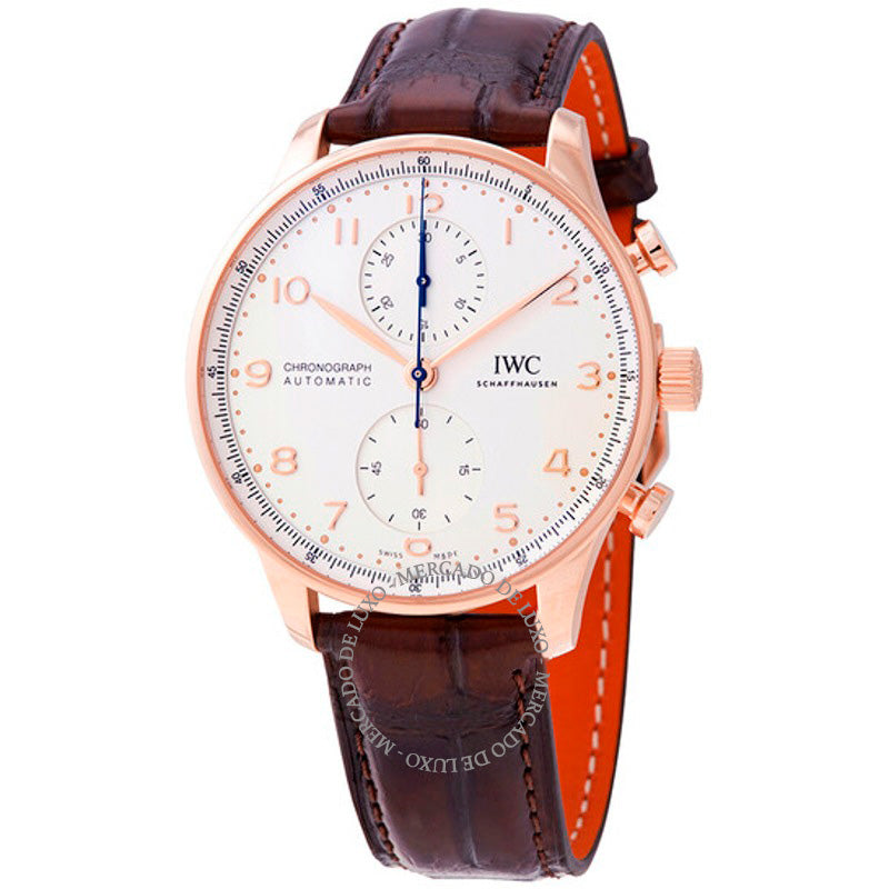 Relógio Portugieser Cronógrafo Automático Mostrador Branco 41 mm - Mercado de Luxo - O Maior E-Commerce de Bens, Produtos e Serviços de Luxo do Brasil.