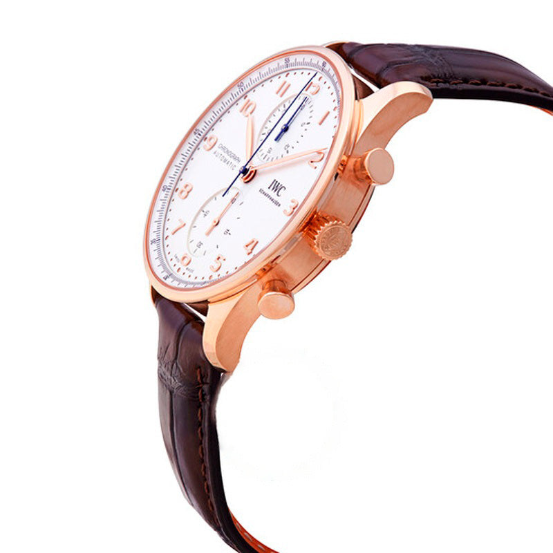 Relógio Portugieser Cronógrafo Automático Mostrador Branco 41 mm - Mercado de Luxo - O Maior E-Commerce de Bens, Produtos e Serviços de Luxo do Brasil.