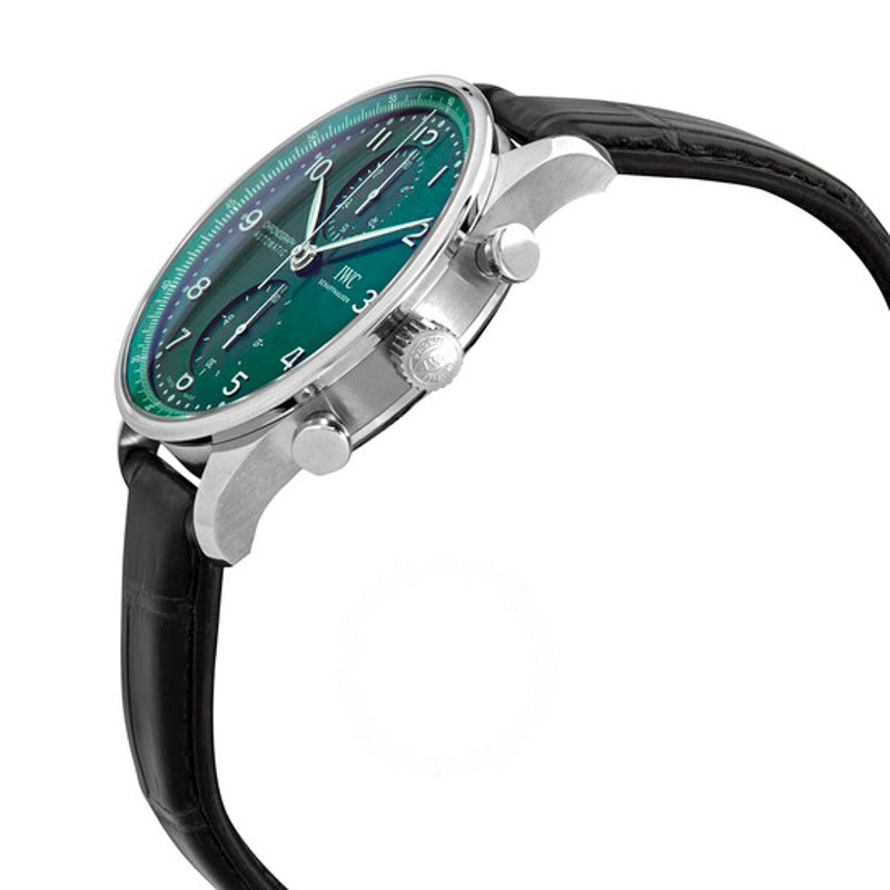 Relógio Portugieser Cronógrafo Automático Mostrador Verde 41 mm - Mercado de Luxo - O Maior E-Commerce de Bens, Produtos e Serviços de Luxo do Brasil.