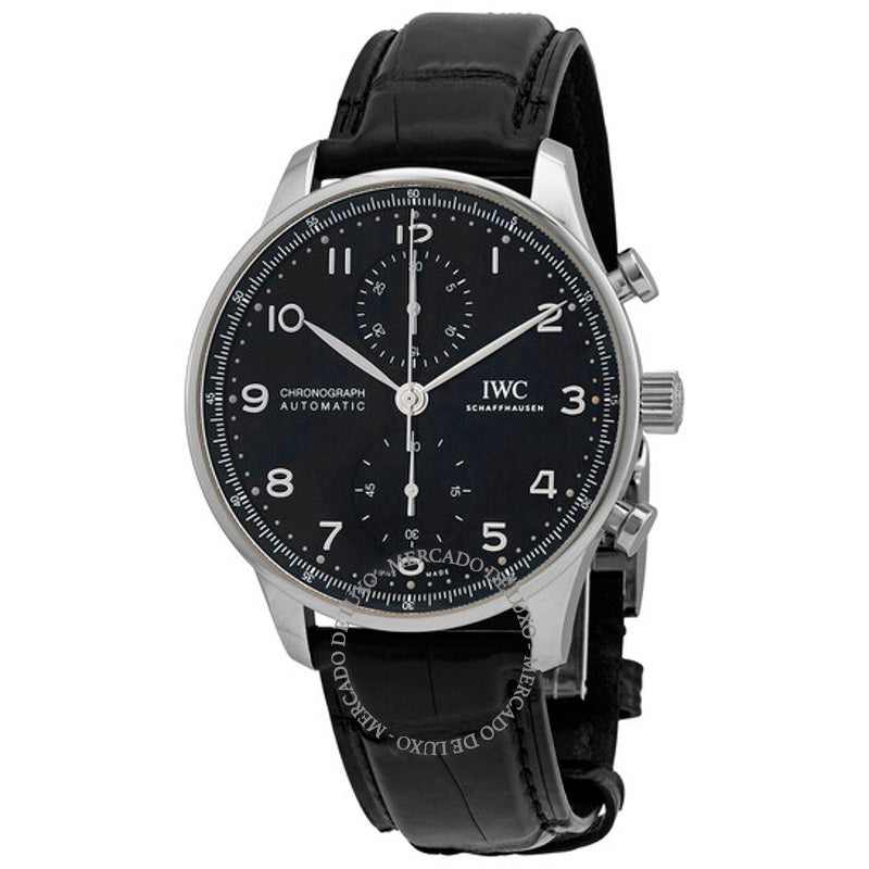 Relógio Portugieser Cronógrafo Automático Mostrador Preto 41 mm - Mercado de Luxo - O Maior E-Commerce de Bens, Produtos e Serviços de Luxo do Brasil.
