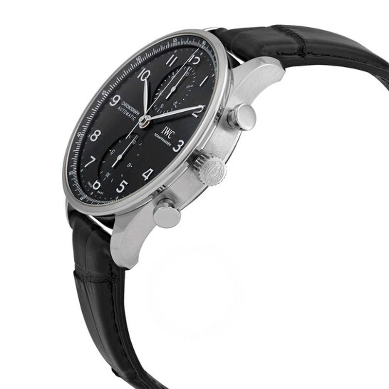 Relógio Portugieser Cronógrafo Automático Mostrador Preto 41 mm - Mercado de Luxo - O Maior E-Commerce de Bens, Produtos e Serviços de Luxo do Brasil.
