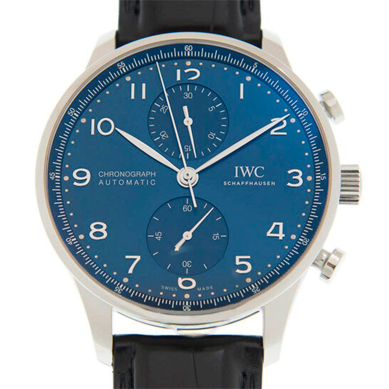 Relógio Cronógrafo Português Automático Mostrador Azul 41 mm - Mercado de Luxo - O Maior E-Commerce de Bens, Produtos e Serviços de Luxo do Brasil.