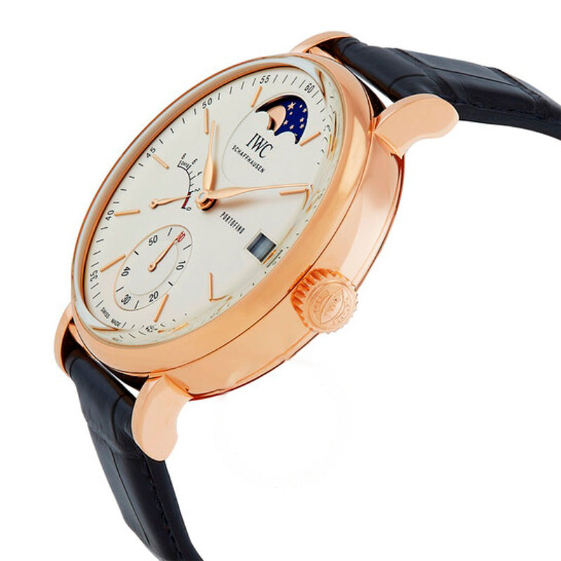 Relógio Portofino Corda Manual Fases da Lua Mostrador Prateado 45 mm - Mercado de Luxo - O Maior E-Commerce de Bens, Produtos e Serviços de Luxo do Brasil.