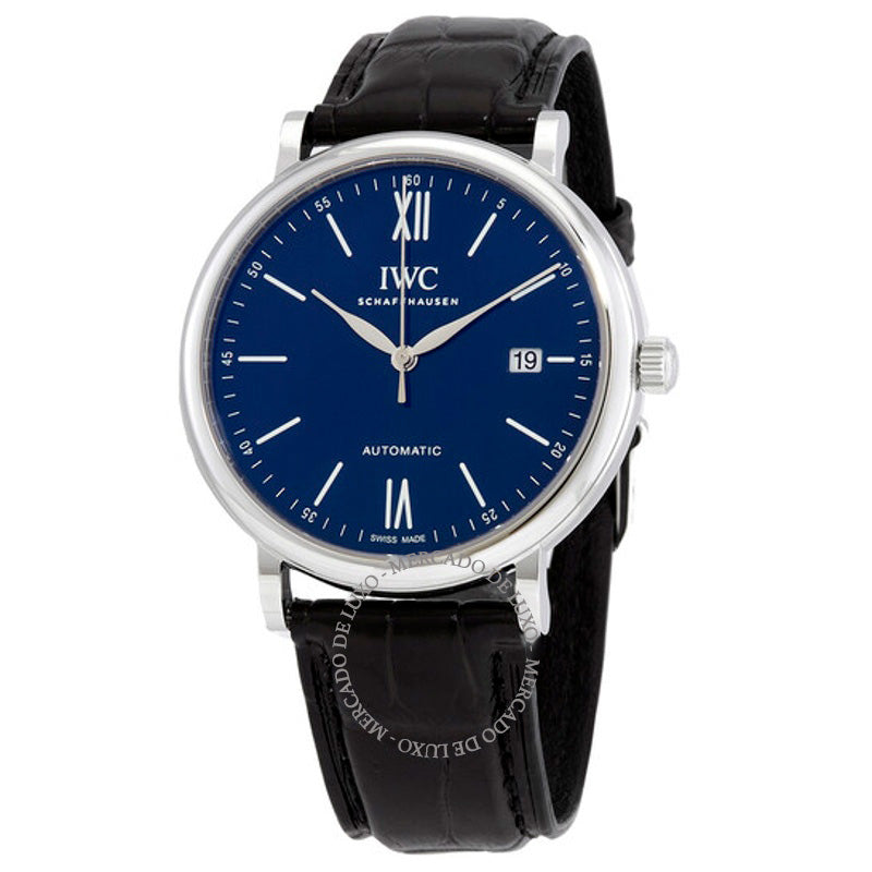Relógio Portofino Automático "150 Anos" Mostrador Azul 40 mm - Mercado de Luxo - O Maior E-Commerce de Bens, Produtos e Serviços de Luxo do Brasil.