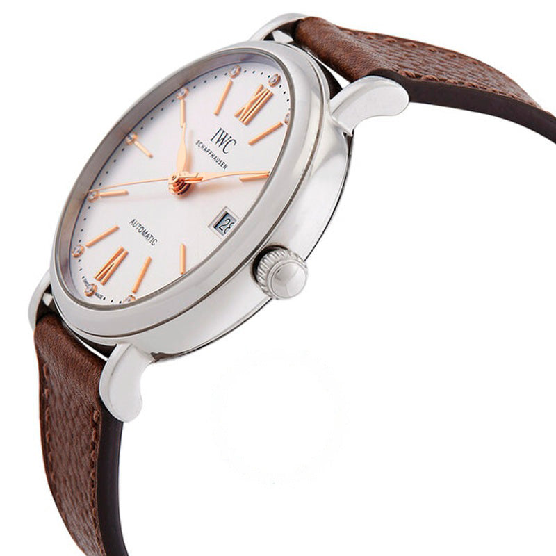 Relógio Portofino Automático Diamante Mostrador Prata 37 mm - Mercado de Luxo - O Maior E-Commerce de Bens, Produtos e Serviços de Luxo do Brasil.