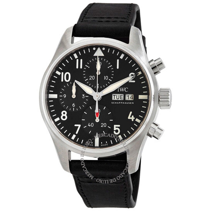 Relógio Pilots Chronograph Automático Mostrador Preto 41 mm - Mercado de Luxo - O Maior E-Commerce de Bens, Produtos e Serviços de Luxo do Brasil.