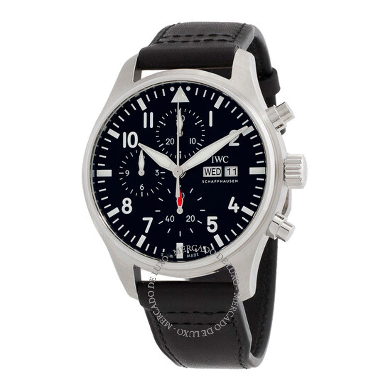Relógio Pilots Chronograph Automático Mostrador Preto 43 mm - Mercado de Luxo - O Maior E-Commerce de Bens, Produtos e Serviços de Luxo do Brasil.