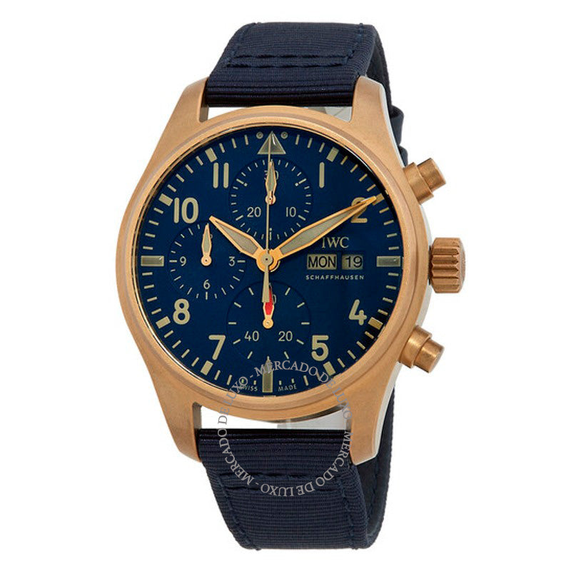 Relógio Pilots Chronograph Automático Mostrador Azul 41 mm - Mercado de Luxo - O Maior E-Commerce de Bens, Produtos e Serviços de Luxo do Brasil.