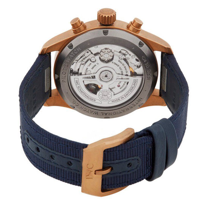 Relógio Pilots Chronograph Automático Mostrador Azul 41 mm - Mercado de Luxo - O Maior E-Commerce de Bens, Produtos e Serviços de Luxo do Brasil.