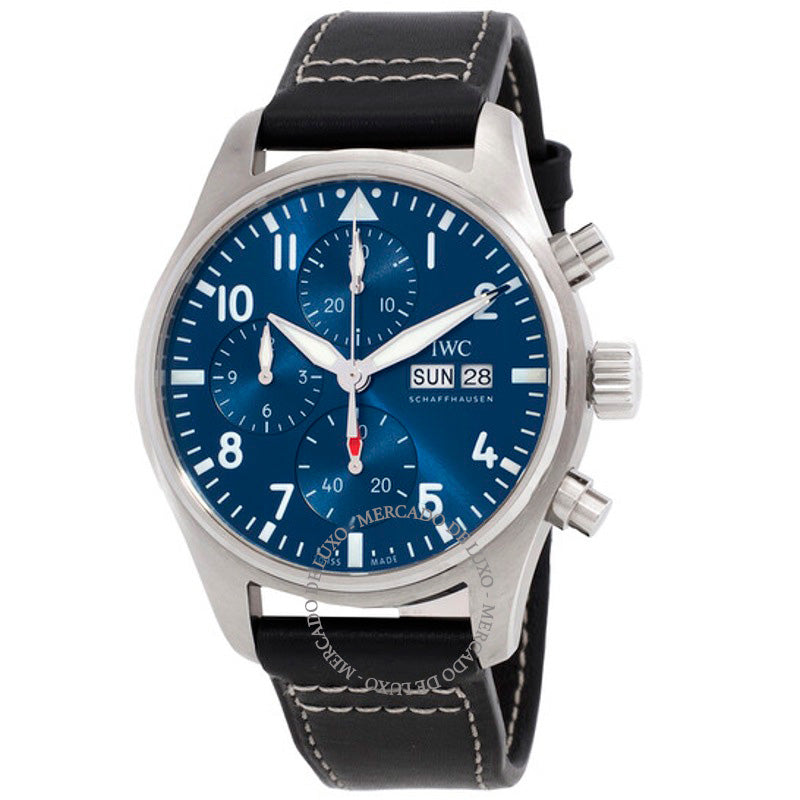 Relógio Pilot Chronograph Automático Mostrador Azul 41 mm - Mercado de Luxo - O Maior E-Commerce de Bens, Produtos e Serviços de Luxo do Brasil.