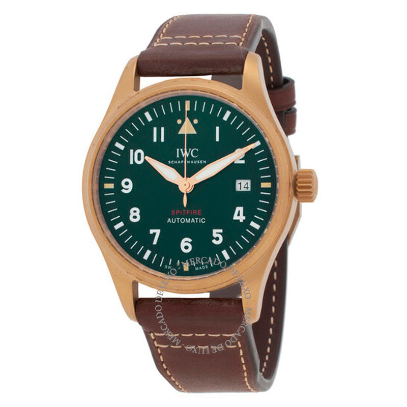Relógio Pilot Spitfire Automático Mostrador Verde 39 mm - Mercado de Luxo - O Maior E-Commerce de Bens, Produtos e Serviços de Luxo do Brasil.