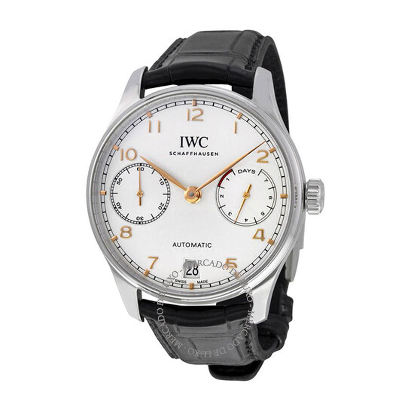 Relógio Portugieser Automático Mostrador Prateado 42 mm - Mercado de Luxo - O Maior E-Commerce de Bens, Produtos e Serviços de Luxo do Brasil.